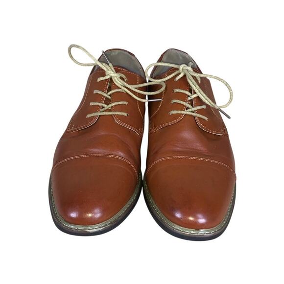 Bruno Marc New York Dress Shoes Men’s Size 12W Brown Faux Leather Oxford Loafer main image 7
